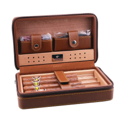New Cedar Wood Humidors Portable Travel Cigarette Men